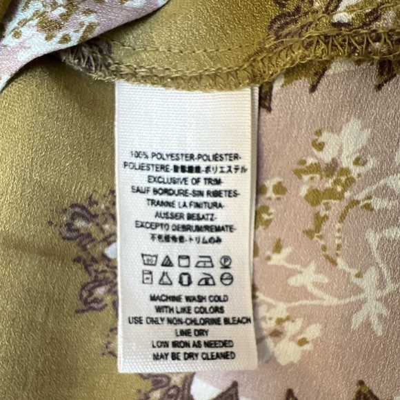 Free People Cowling Around Top | Size Small | Goldenrod + Lavender | $45.00 - Picture 5 of 7